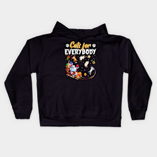 Gifts For Everybody Are Cats Awesome Christmas Kids Hoodie